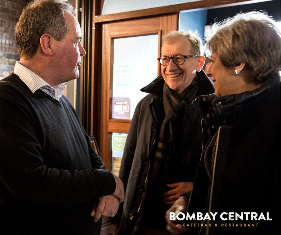 UK Prime Minister visits Indian Restaurant